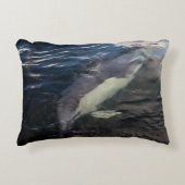 Customised Common Dolphin Swimming Underwater Accent Kussen (Voorkant)