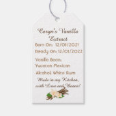 Customizabel Vanilla Extract Labels Cadeaulabel (Voorkant)