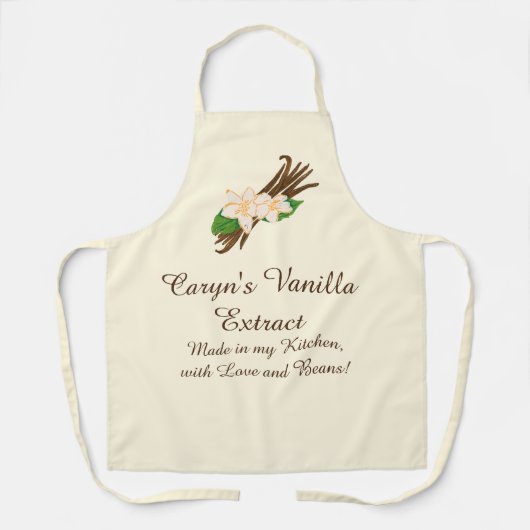 Customizabel Vanilla Extract Schort (Voorkant)