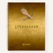 Customizable 8.5 x 11 Lughnasadh Harvest Notebook Notitieboek (Voorkant)