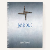 Customizable 8.5x11 Imbolc Candlemas Notebook Notitieboek (Voorkant)
