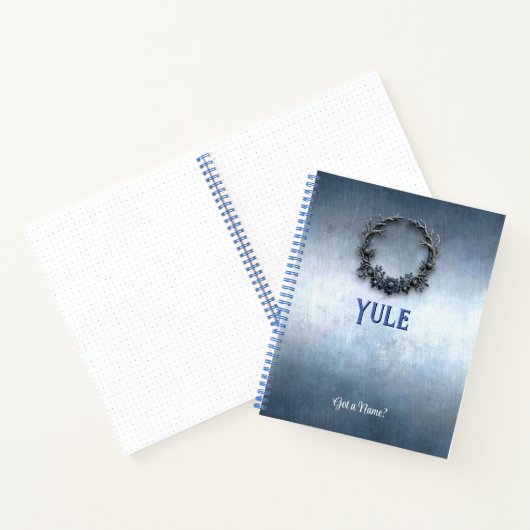 Customizable 8.5x11 Yule Winter Solstice Notebook Notitieboek (Binnen)