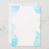 Customizable African American Mermaid Party Kaart (Achterkant)