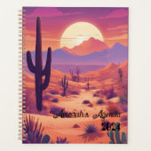 Customizable agenda, planner, name, year, desert planner (Voorkant)