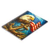 CUSTOMIZABLE AMERICAN EAGLE NOTEBOOK NOTITIEBOEK (Linkerzijde)