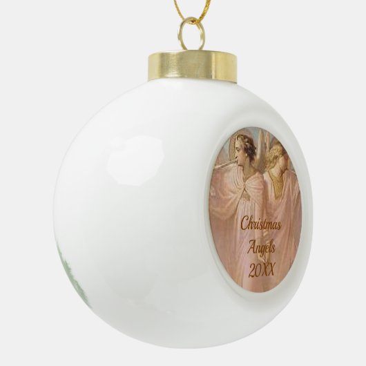 Customizable Angel Framed Ornament (Links)