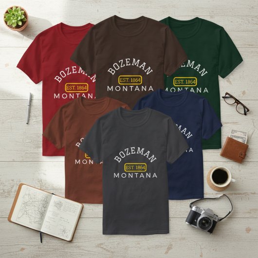 Customizable Arched City/Town/State Pride T-shirt