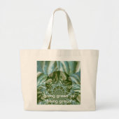 Customizable Bag: Your Step Towards Going Green. Grote Tote Bag (Voorkant)