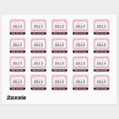 Customizable Baked with Love Label HM003_18sqv1 (Vel)