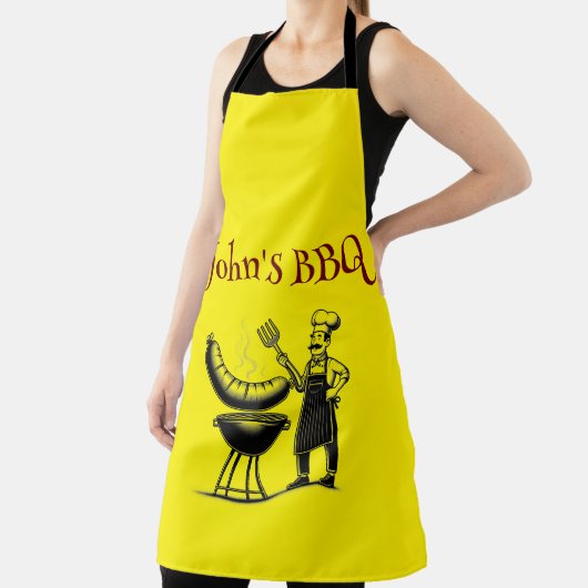 Customizable BBQ Master Chef  Schort (Insitu)