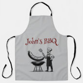 Customizable BBQ Master Chef  Schort (Voorkant)
