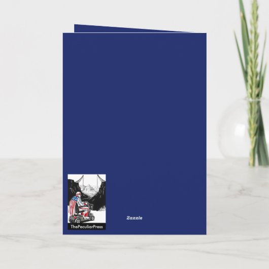 Customizable Birthday Card getting older theme Kaart (Achterkant)