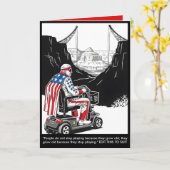 Customizable Birthday Card getting older theme Kaart (Gele Bloem)