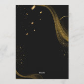 customizable birthday invite Elegant Birthday Card Kaart (Achterkant)