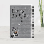 Customizable Birthday Panda Card Kaart (Voorkant)