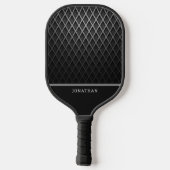 Customizable Black Diamond Pattern Pickleball Pickleball Paddle (Achterkant)