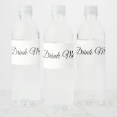 Customizable Blank Water Bottle Labels for Wedding Waterfles Etiket (Flessen)