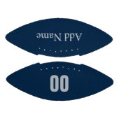 Customizable Blue & Silver Mini American Football (Panelen)