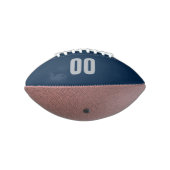 Customizable Blue & Silver Mini American Football (Gedraaid 270)