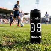 Customizable Brasil Soccer Team Monochromatic  Thermosbeker