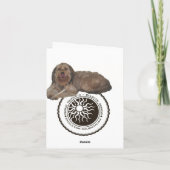 Customizable Bull Dog Get Well Card Kaart (Achterkant)