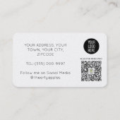 Customizable Business Card –Real Estate & Property Visitekaartje (Achterkant)