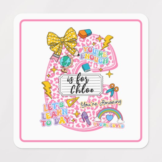 Customizable “C is for” Alphabet Art – Inspiration Labels (Design 2)