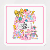 Customizable “C is for” Alphabet Art – Inspiration Labels (Design 1)