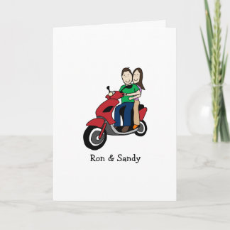 Customizable card-scooter koppel kaart