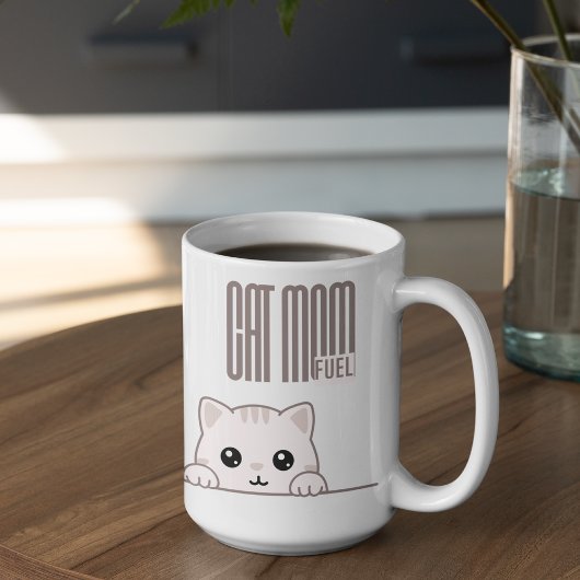 Customizable Cat Mom Fuel Koffiemok