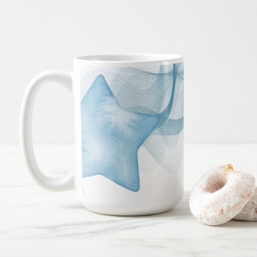 Customizable Ceramic Mug with Unique Design Koffiemok (Met donut)