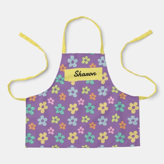 Customizable children's kitchen apron schort (Voorkant)