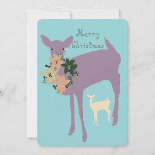 Customizable Christmas Card Feestdagenkaart (Voorkant)