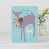 Customizable Christmas Card Feestdagenkaart (Staand voorkant)