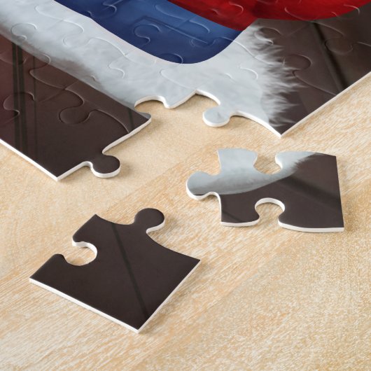 Customizable Christmas Family Portrait Gift Legpuzzel (Zijkant)