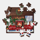Customizable Christmas Family Portrait Gift Legpuzzel
