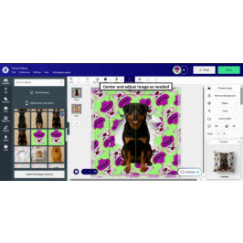 Customizable Christmas Pet Pop-out Kussen