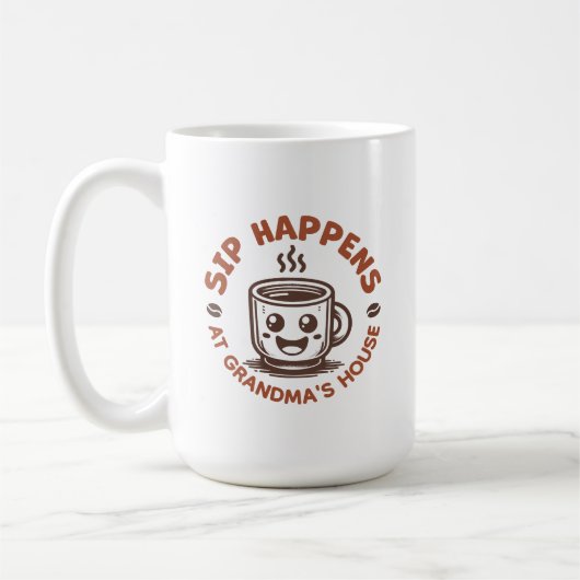 Customizable Coffee Mug for Grandma Koffiemok (Links)