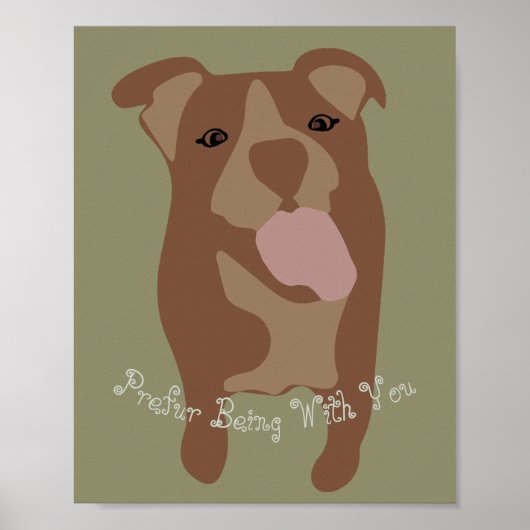 Customizable Cute Dog Companion Poster (Voorkant)