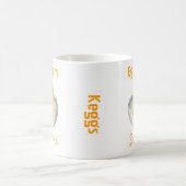 Customizable Cute Egg Hand-drawn Original Art  Koffiemok (Center)