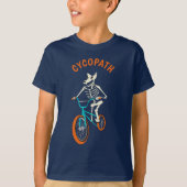 Customizable Cycopath Werewolf Skeleton BMX Bike T-shirt (Voorkant)