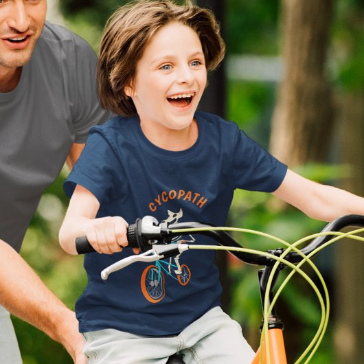 Customizable Cycopath Werewolf Skeleton BMX Bike T-shirt