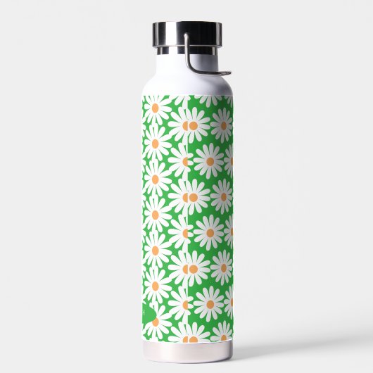 Customizable Daisy Pattern Insulated Water Bottle  Waterfles (Links)