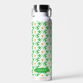 Customizable Daisy Pattern Insulated Water Bottle  Waterfles (Voorkant)