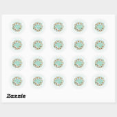 Customizable Daisy Wreath Easter Sticker (Vel)