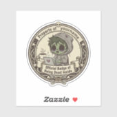 Customizable Dead Inside Badge  Sticker (Vel)