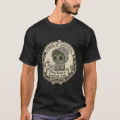 Customizable Dead Inside Badge T-Shirt (Voorkant)