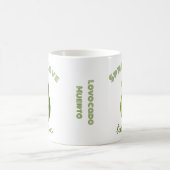 Customizable Dia de los Muertos Avocado Character Koffiemok (Center)