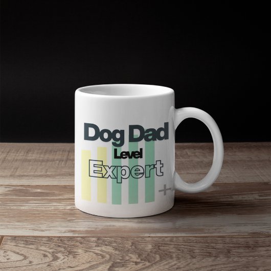 Customizable Dog Dad Level Expert Koffiemok