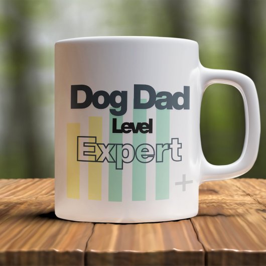 Customizable Dog Dad Level Expert Koffiemok